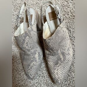 Dolce Vita Snake Print Mule Size 9